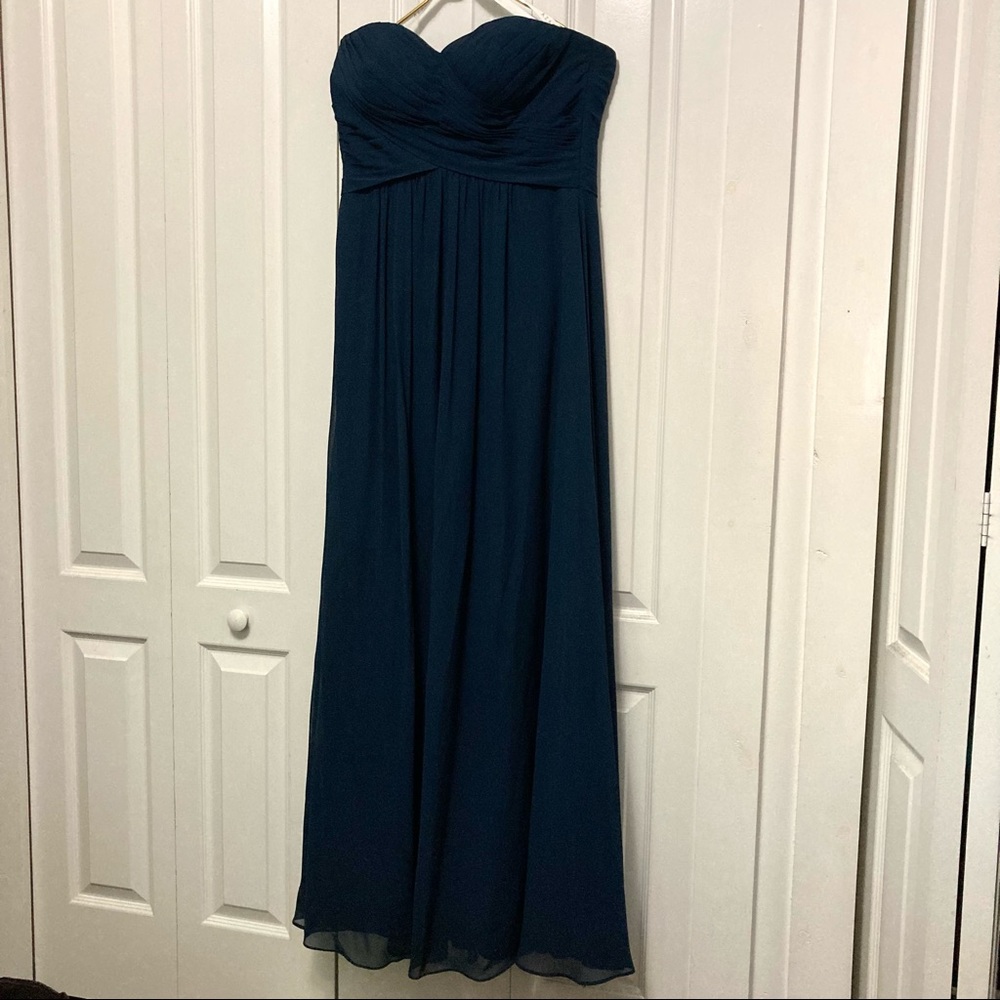 Bridesmaid Dress, Navy Blue, Azazie, Size A10